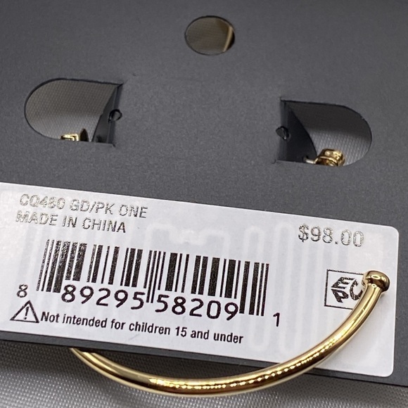 NWT COACH Pave 🩷 Earrings - Picture 6 of 6